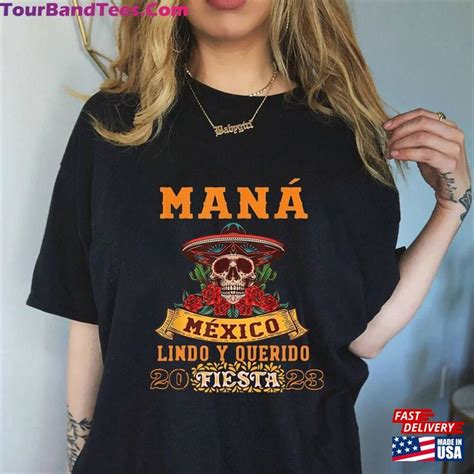 Mana 2023 Mexico Lindo Y Querido T Shirt Classic TourBandTees