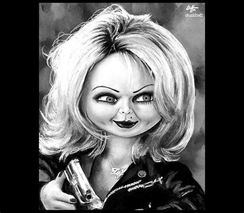 Bride Of Chucky Tiffany Valentine Jennifer Tilly Doll Horror Dark Art