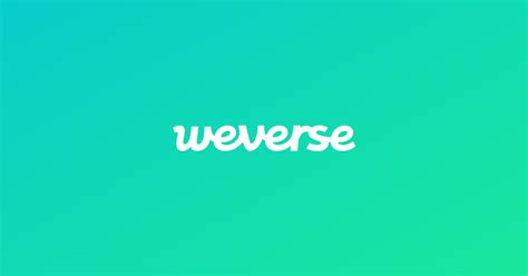 Weverse - Official for All Fans