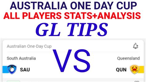 Sau Vs Qun Prediction Sau Vs Qun Dream 11 South Australia Vs Queensland Prediction Sau Vs