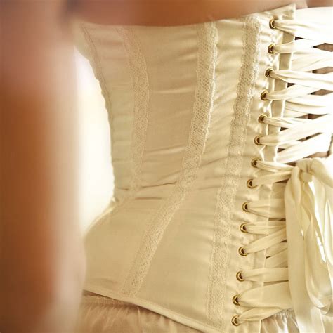 Aurelie Silk Wedding Corset By Lovebysusie