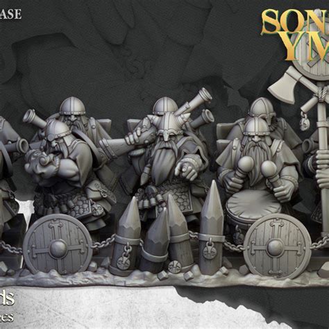 Dwarf Marksman Units Sons Of Ymir By Highlands Miniatures Etsy