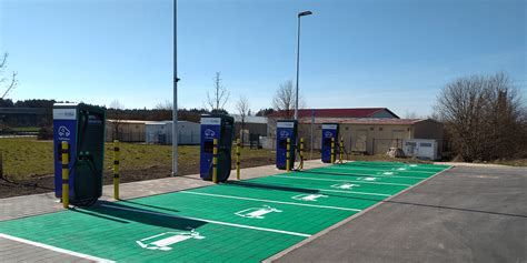 EnBW eröffnet Schnellladepark an Autobahnkreuz A7 A8 electrive net