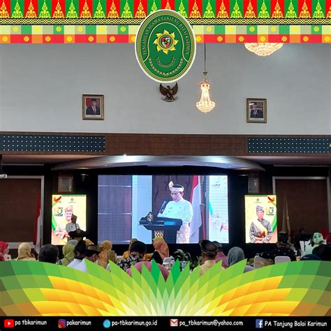 Pa Tanjung Balai Karimun Hadiri Acara Syukuran Hari Jadi Kabupaten