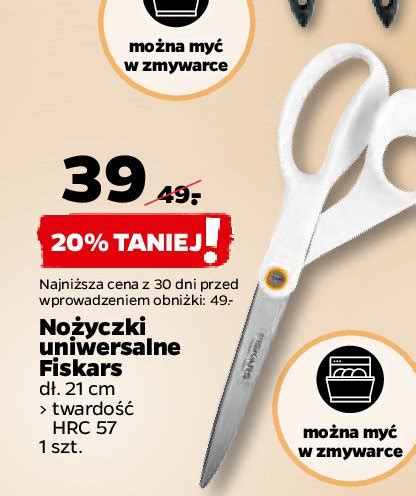 Nożyczki uniwersalne 21 cm Fiskars cena promocje opinie sklep