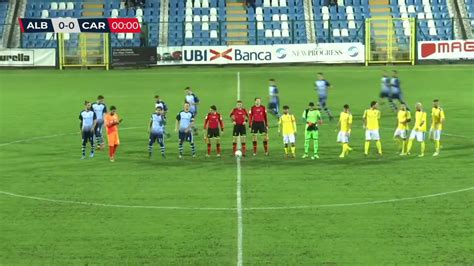 Albinoleffe Carrarese Giornata Girone A Youtube