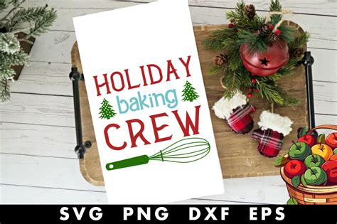 Holiday Baking Crew Svg Graphic By Craftsvg Creative Fabrica