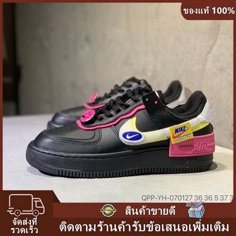 ของแท้ 100 Nike Air Force 1 รองเท้าลำลองระบายอากาศได้ รองเท้ากีฬา ขาว