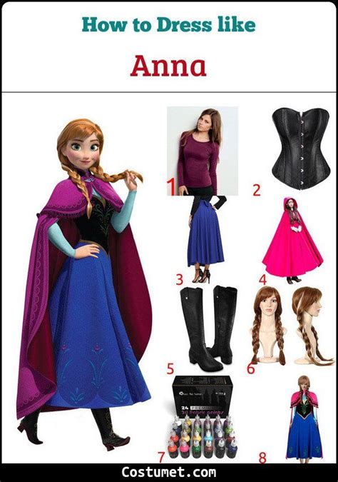 Anna Frozen Costume For Halloween Frozen Costume Anna Frozen