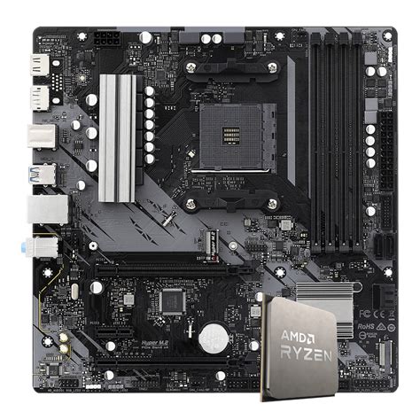 Placa Madre Para Ryzen 7 5700x - Kit Upgrade, AMD Ryzen 7 5700X, + Placa Mãe Chipset B550