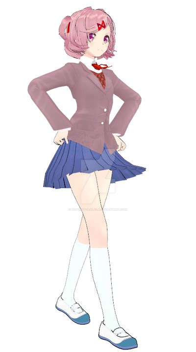 Mmd X Ddlc Natsuki Model By Hop Hey Tralala On Deviantart