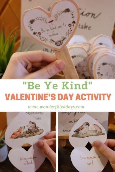 Valentine S Day Kindness Activity Wonder Filled Days