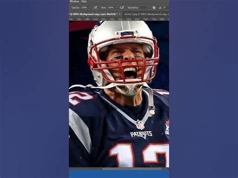 Tom Brady Photoshop Speed Art NFL 2022 #shorts - YouTube