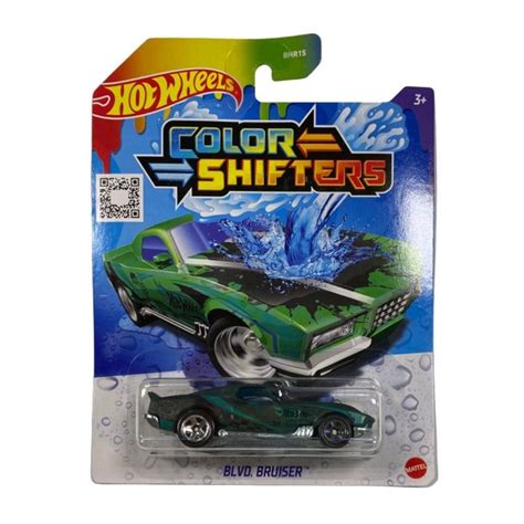 Машинка Hot Wheels COLOR SHIFTERS Blvd Bruiser металлическая коллекционная в масштабе