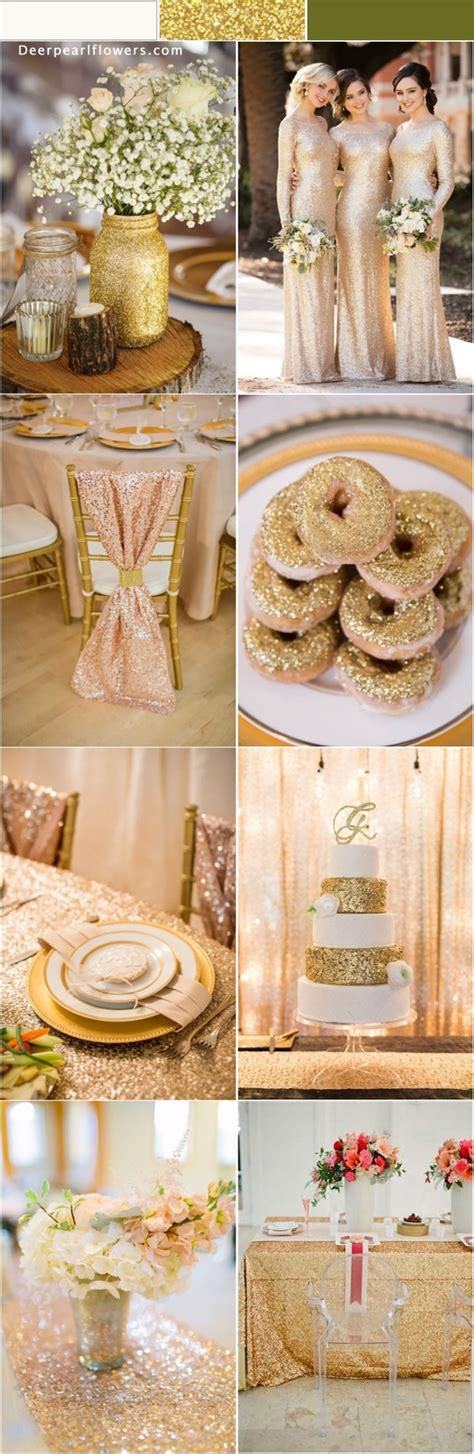 2023 Wedding Trends 7 Glitter Wedding Color Ideas Deer Pearl Flowers