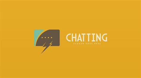 Chatting Logo Design Concept Vector 5179384 Vector Art at Vecteezy