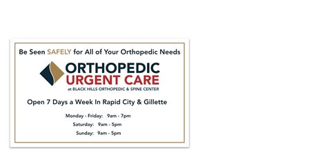 Black Hills Orthopedic And Spine Center Rapid City Gillette