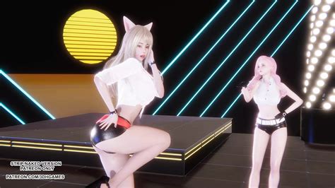 Mmd 女孩迷恋 Oppa，你相信我吗 性感的 Kpop 舞蹈 Ahri Seraphine 4k 英雄联盟 Hentai Xhamster