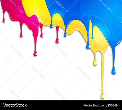 Spilled Paint Royalty Free Vector Image VectorStock