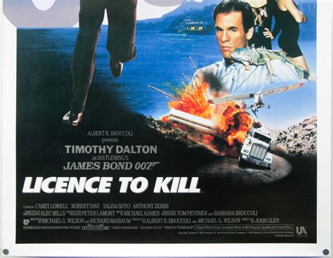 Licence To Kill One Sheet International