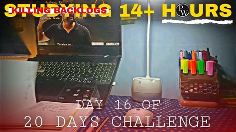 A Day In The Life Of A NEET Aspirant Covering Backlogs DAY16 20 YouTube