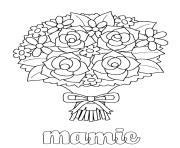 Coloriage Mandala Coeur Mamie Fete Jecolorie