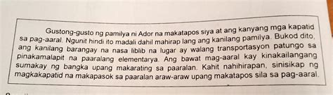 Anong Katangian Ang Ipinakikita Ng Magkakapatid Brainly Ph