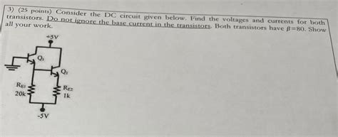 Solved Points Consider The Dc Circuit Given Below Chegg