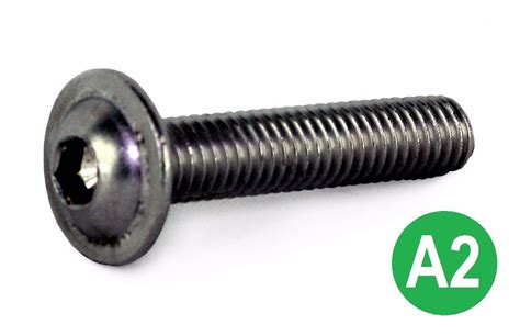 M X A Socket Button Flange Head Screw