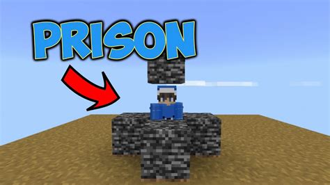 I Escape Hardest Bedrock Prison In Minecraft Youtube