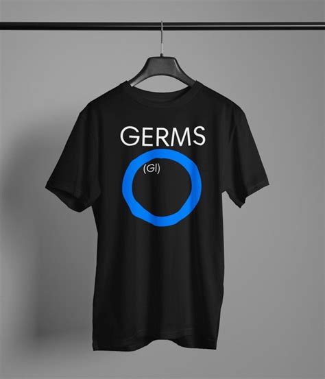 Germs T Shirt Germs Punk Band Hardcore Punk Tee Etsy