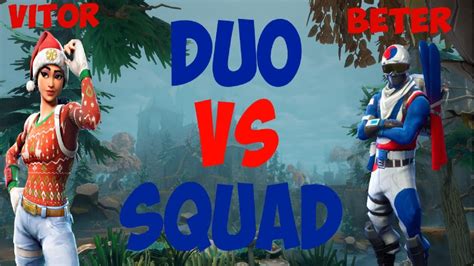 Fortnite DUO VS SQUAD Vencemos YouTube