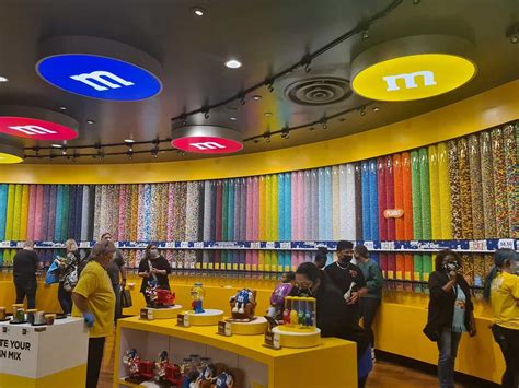 The Colorful Mandm Store On Las Vegas Strip