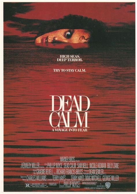 Dead Calm Nicole Kidman Rare Cinema Poster Art Postcard: Manuscript