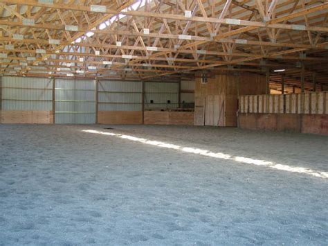 Clear Span Truss Length Loft Support Columns And A Footing At Ohd