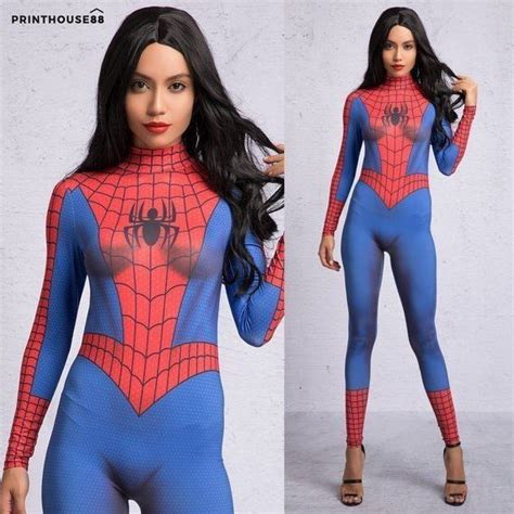 Spiderman Cosplay Spiderman Suits Superhero Cosplay Marvel Cosplay Cosplay Outfits Sexy