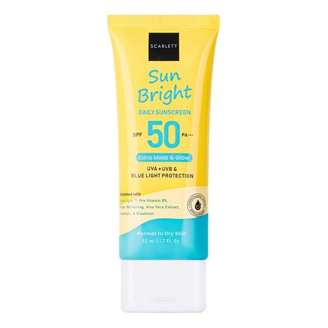 Scarlett Scarlett Sun Bright Sunscreen Spf 50 Pa Watsons Indonesia