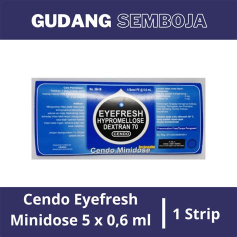 Jual Cendo Eyefresh Minidose 5 X 0 6 Ml Shopee Indonesia