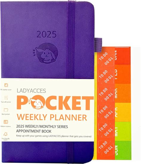 2025 Pocket Calendar By Ladyacces 2025 Weekly And Monthly