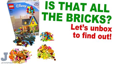 Lego Disney Up House Unboxing Brick Exploration Youtube