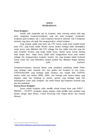 Makalah Dasar Komputer Pdf