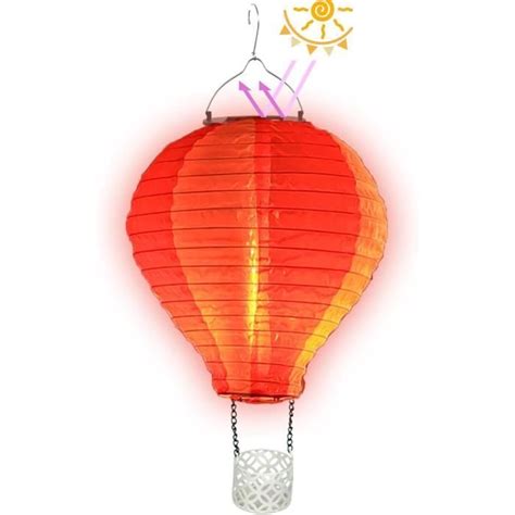 Lampe Montgolfi Re Lanterne Solaire Montgolfi Re Ballon Solaire