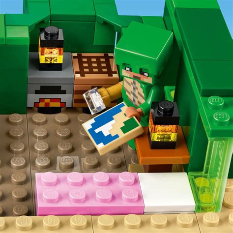 Lego Minecraft The Turtle Beach House Construction Toy 21254 6470594 Best Buy