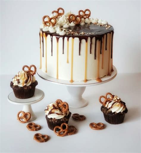 Chocolate Salted Caramel Pretzel Cake Recipe Salted Caramel Cake