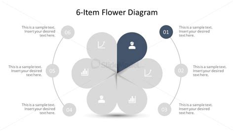 Step 1 Flower Diagram Powerpoint Slidemodel