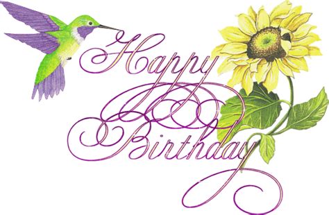 Happy Birthday Images With Hummingbirds Free Happy Bday Pictures And