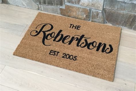 Door Mats / Welcome Mat / Personalized Doormat / Custom Door | Etsy