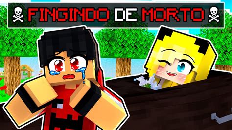 PIMPOLHA FINGIU MORRER No MINECRAFT Pimpolha YouTube