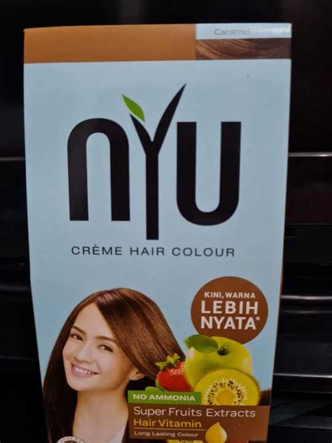 Nyu Creme Hair Colour Caramel Semir Rambut Pewarna Rambut Lazada