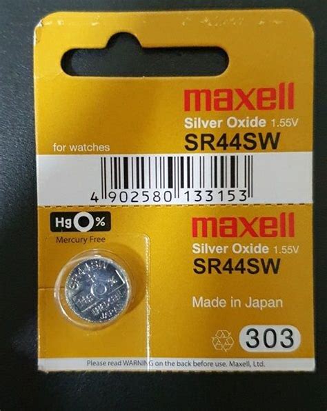 Sr Sw Genuine Maxell Silver Oxide Battery V Lazada